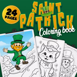 St. Patrick's Day Coloring Book: 24 Pages of Festive Fun!