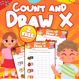 FREE Count to 10 Worksheets, Printable Activities Kindergarten & First