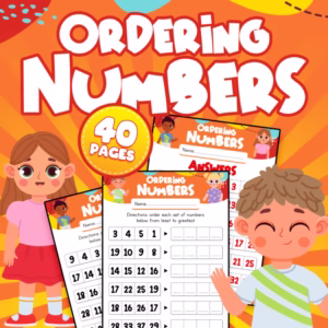 Ordering Numbers: Sequencing Numbers from Least to Greatest (40 Pages)