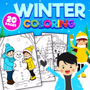 Winter Coloring Pages | 20 Fun & Festive Printable Sheets