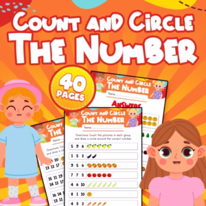 Count and Circle Number Worksheets | 40 Pages | Counting Activity