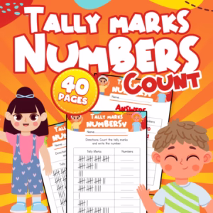 Count Tally Marks Worksheets: 40 Pages of Counting Practice | K-2 Math