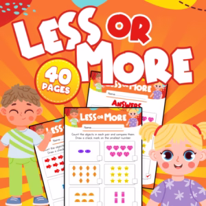 Less or More: Comparing Quantities for K-1 Math | More Than, Less Than