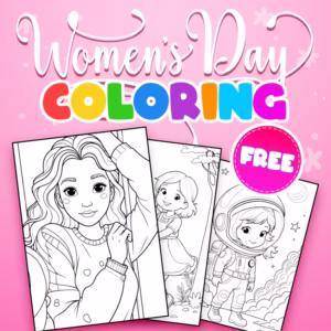 FREE Women's Day Coloring Pages: 2 Fun Printable Sheets!