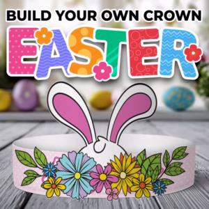 Easter Craft Bunny Crown, Spring Activities Coloring Sheets