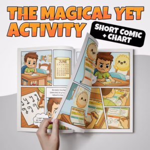 The Magical Yet Activity - Mindset Growth SEL - Comic & Chart - Back-to-School
