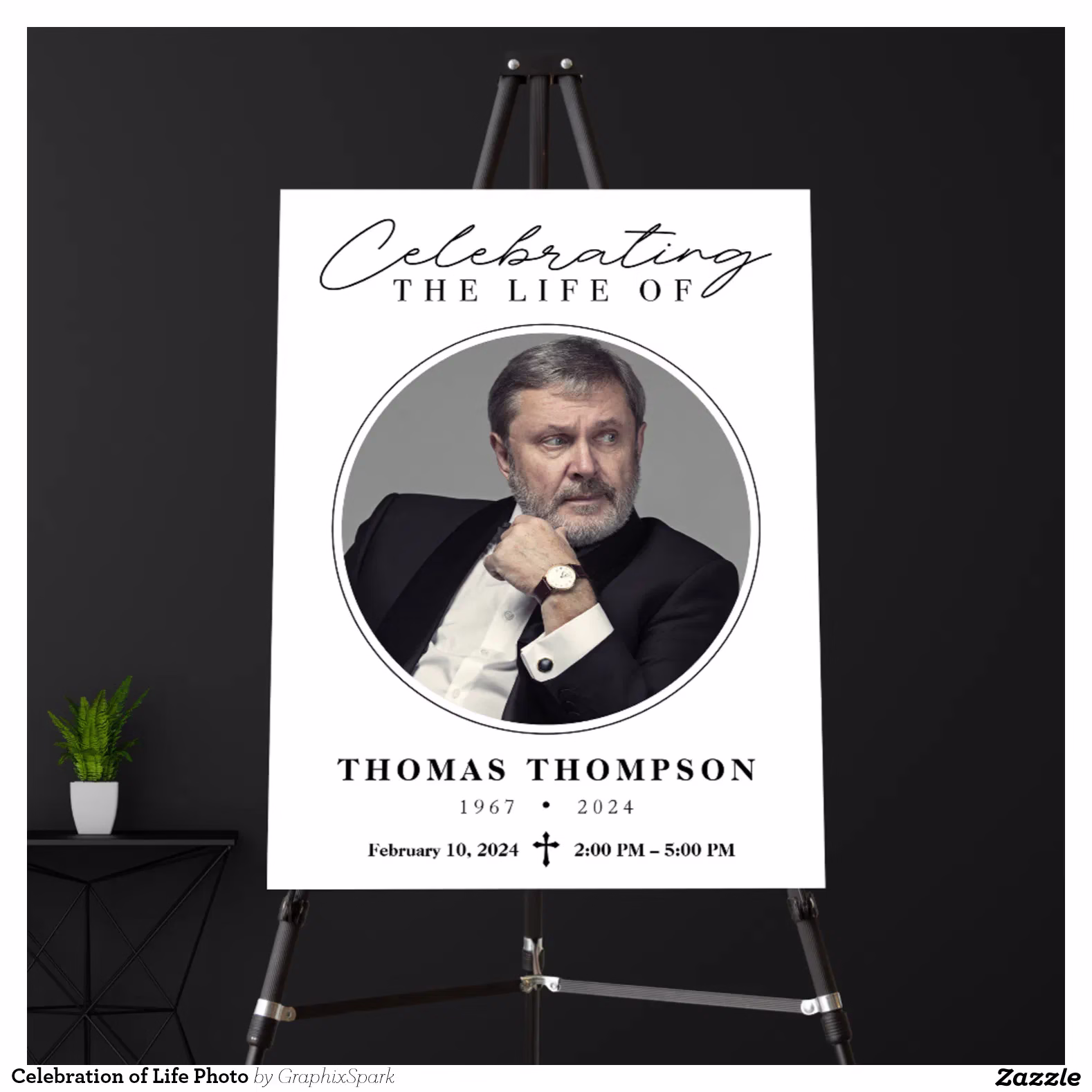 Celebration of Life Photo Foam Board
