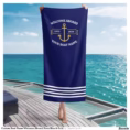 custom_boat_name_welcome_aboard_navy_blue_gold_beach_towel-r_ip3y6l_1500.webp