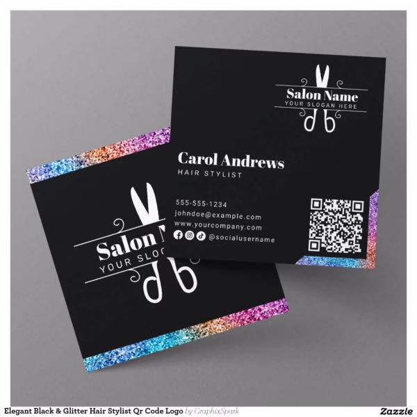 elegant_black_glitter_hair_stylist_qr_code_logo_square_business_card-r_zh1a5w_1500.webp