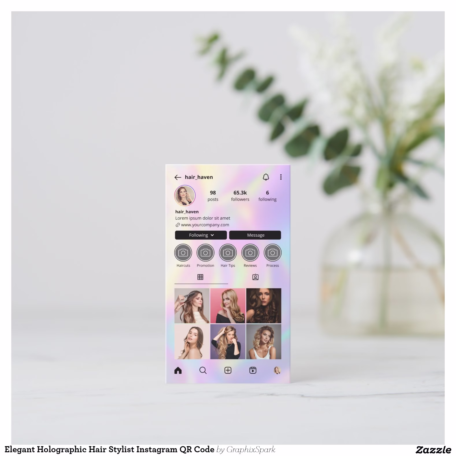 elegant_holographic_hair_stylist_instagram_qr_code_business_card-r4fa3fb90958f4b1c83cfdb9b6f150025_tcvsf_1500.jpg