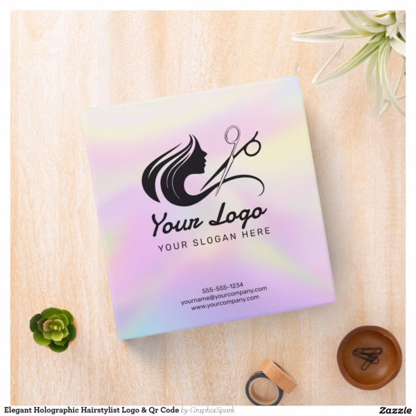 elegant_holographic_hairstylist_logo_qr_code_3_ring_binder-r2e70a7e729d74ebeab9cea82865c7f89_ui3xi_8byvr_1500.jpg