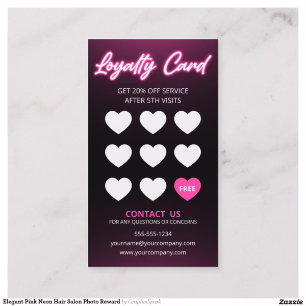 elegant_pink_neon_hair_salon_photo_reward_loyalty_card-re063fd3264c549f5b400f2aa4ba2d5a4_tcvcm_1500.jpg