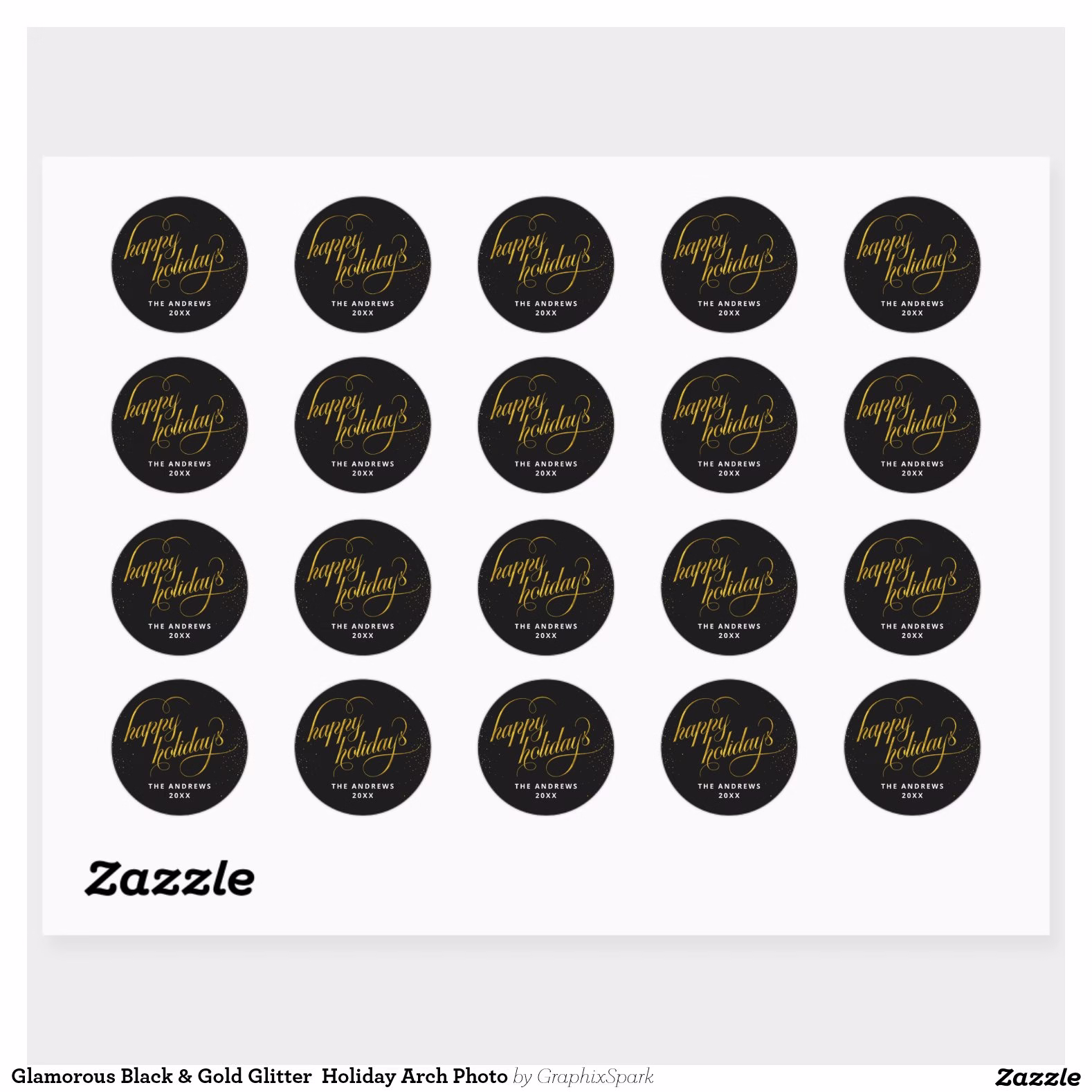 glamorous_black_gold_glitter_holiday_arch_photo_classic_round_sticker-r30310d0dffae4effb45508d01096a3f4_zg2qo3_1500.jpg