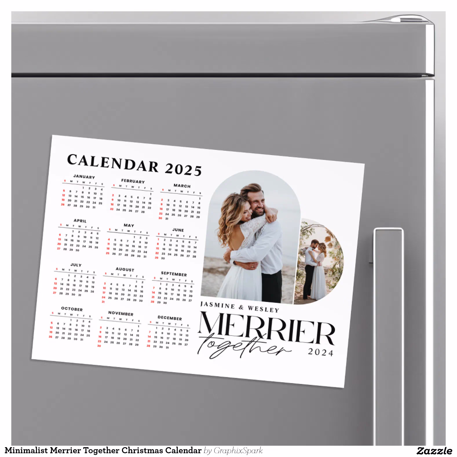 Minimalist Merrier Together Christmas Calendar