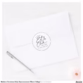 modern_christmas_baby_announcement_photo_collage_classic_round_sticker-r51b3c8bd6d14416c93c911695d09900a_zg2qoy_1500.webp