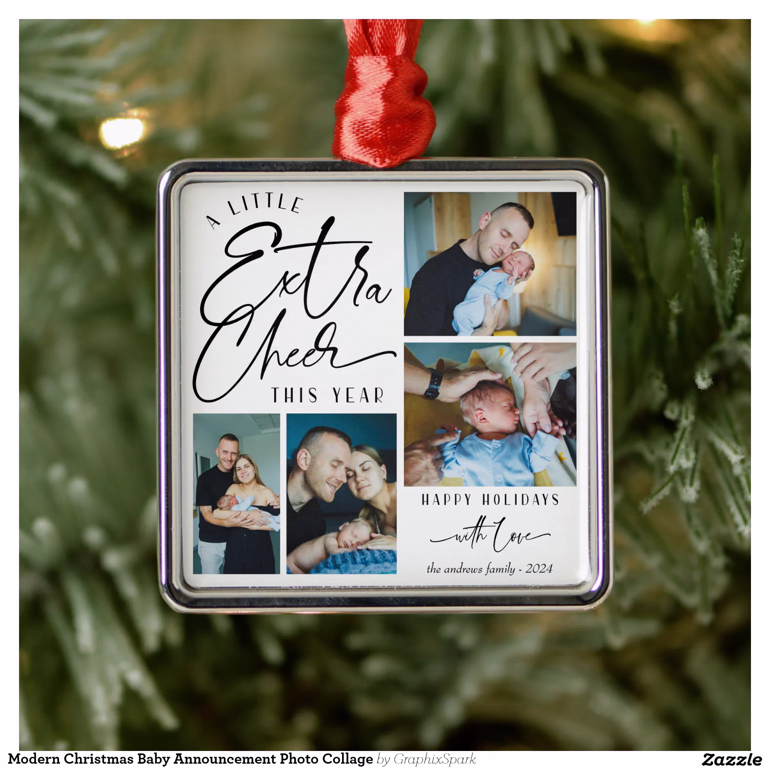 modern_christmas_baby_announcement_photo_collage_metal_ornament-r5e3a4c57fe454017af11e46e06c00509_05wjb_8byvr_1500.webp