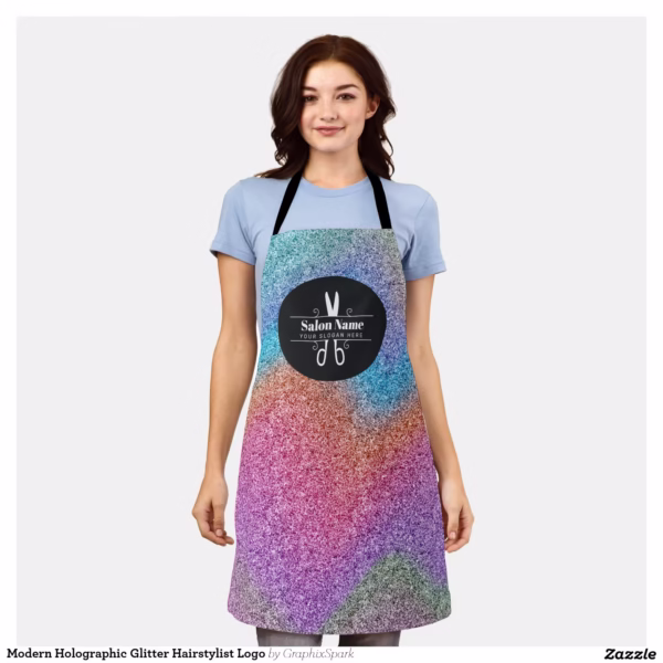 modern_holographic_glitter_hairstylist_logo_apron-rc64373353ddb422187872747342c65b7_qjaq6_1500.jpg