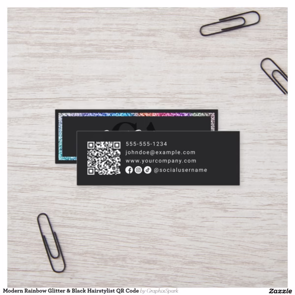 modern_rainbow_glitter_black_hairstylist_qr_code_mini_business_card-rd50ddaa1aea242c082a12f8c8bb896d4_tcvog_b8iyl_1500.jpg