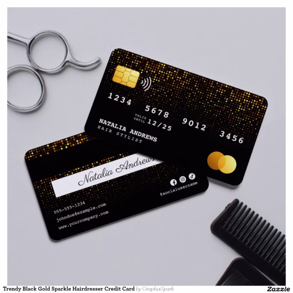 trendy_black_gold_sparkle_hairdresser_credit_card-r_z7shgw_1500.webp