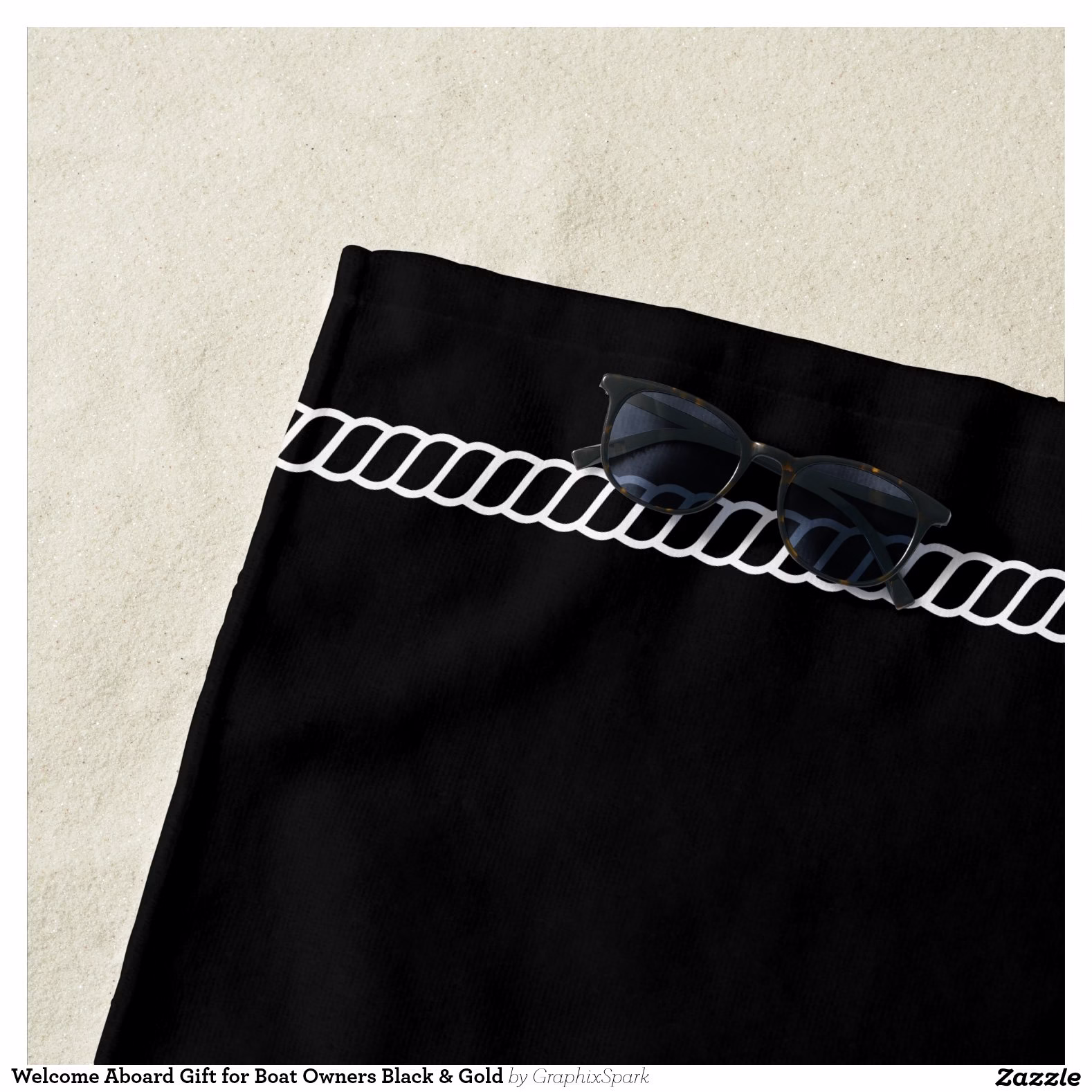 welcome_aboard_gift_for_boat_owners_black_gold_beach_towel-rf22b1db54db64854a73a81c37424c573_eapi9_1500.jpg