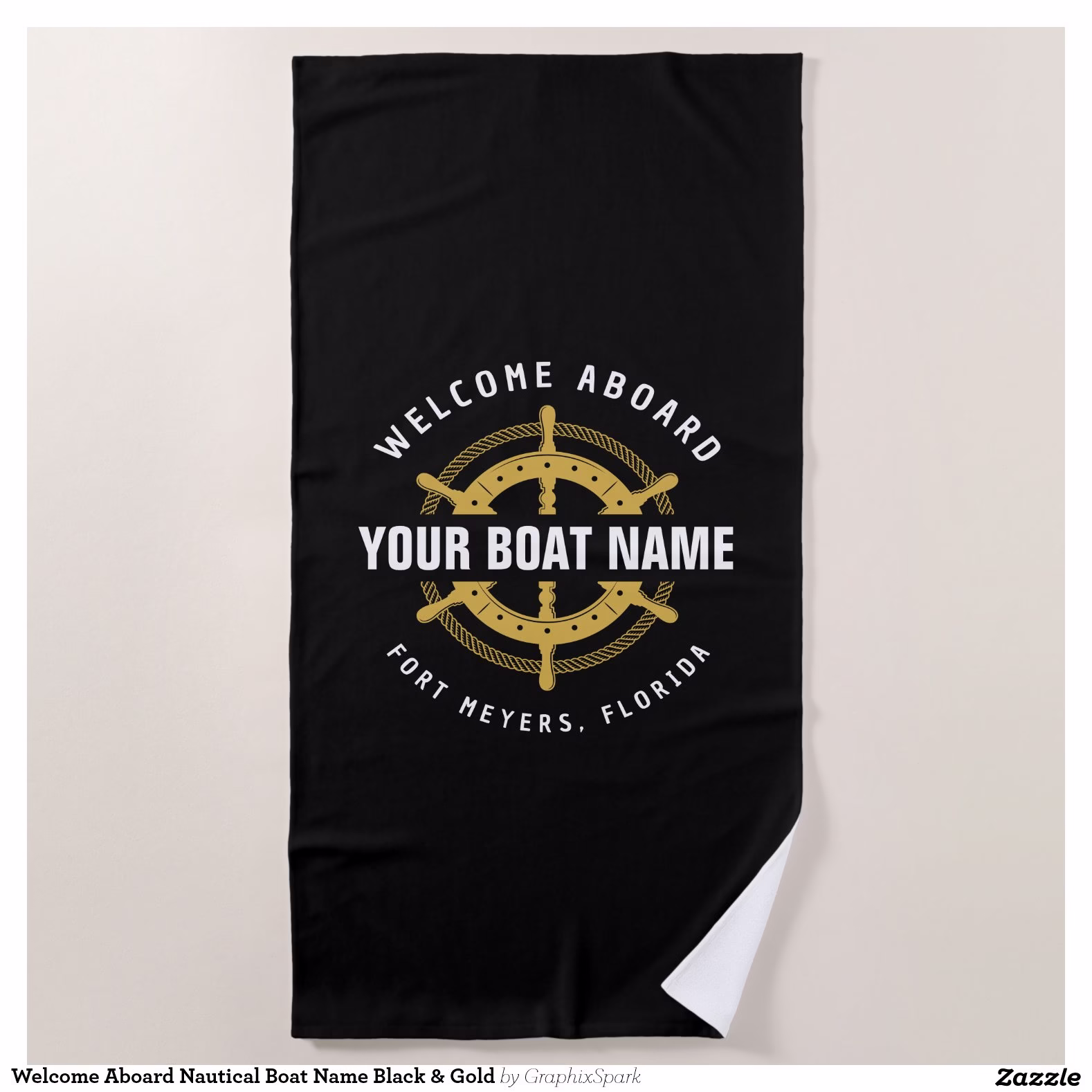 welcome_aboard_nautical_boat_name_black_gold_beach_towel-rfe3468a76dae40d7b98ea0eae200be87_eapwm_1500.jpg